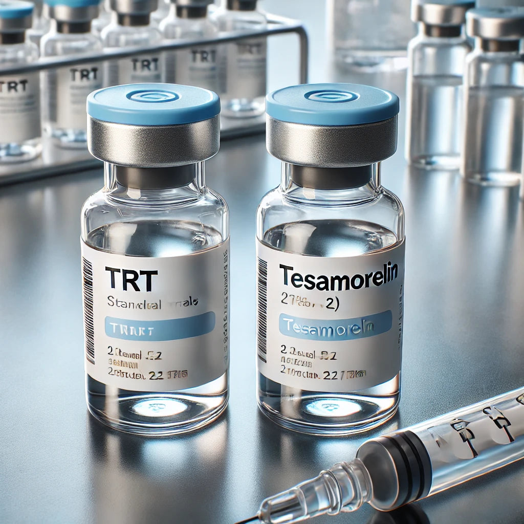 A Double Whammy of Synergy: TRT & Tesamorelin (combo increases strength and rids men of stubborn fat)