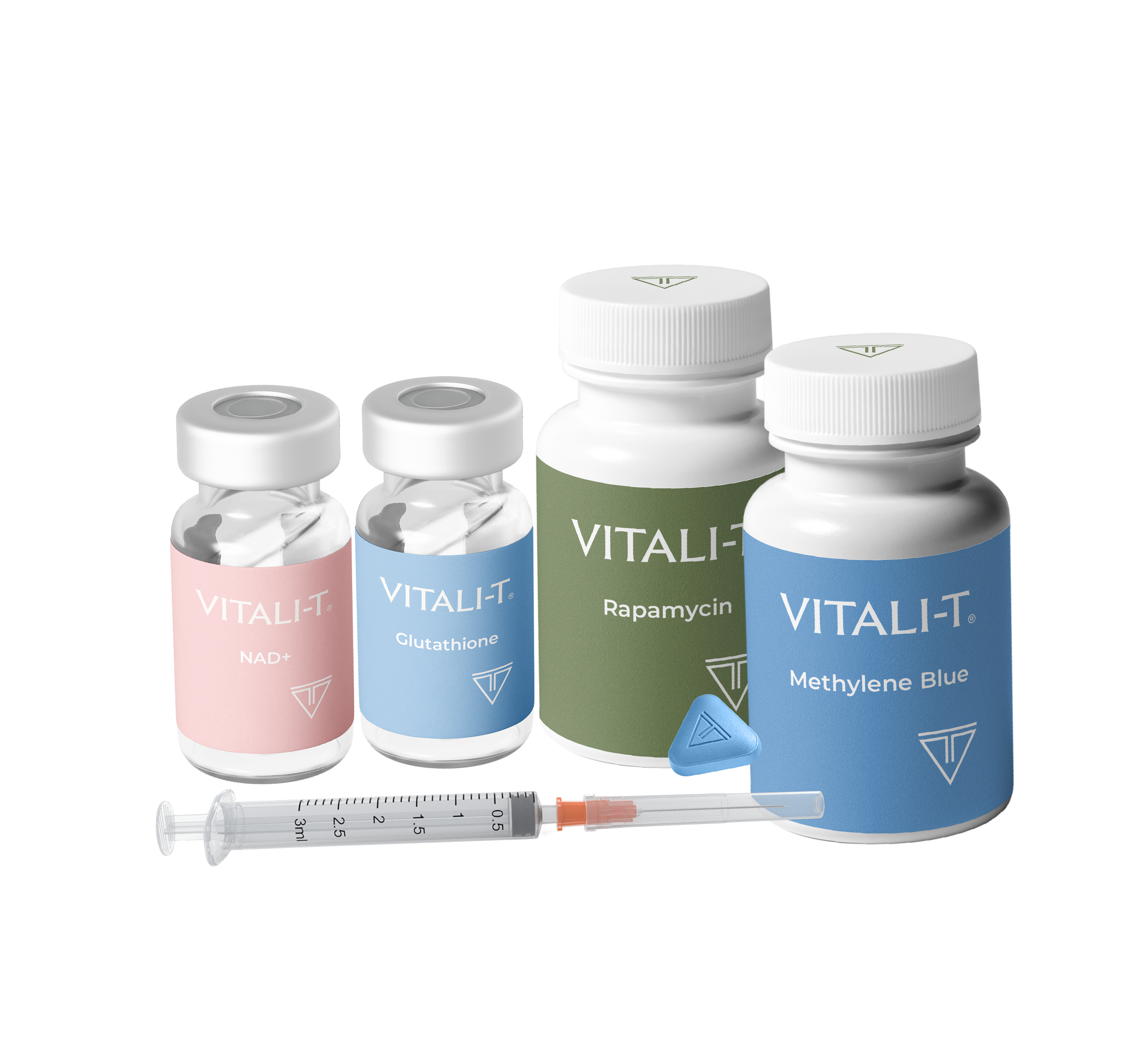 NAD+, Glutathione, Rapamycin, or Methylene Blue - Longevity Care: Mitochondrial & Energy Program